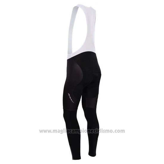 2014 Abbigliamento Ciclismo Pearl Izumi Nero e Celeste Manica Lunga e Salopette